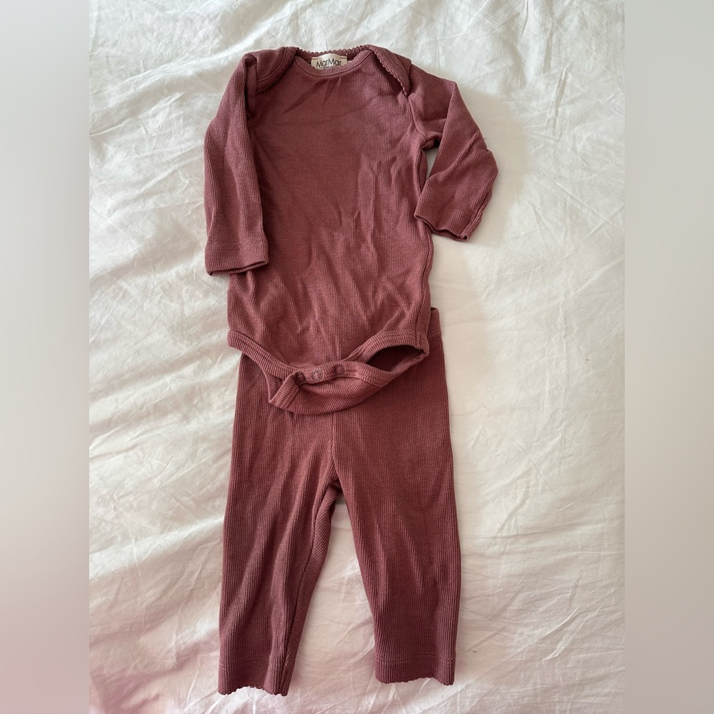 Kids Matching Set in Mauve